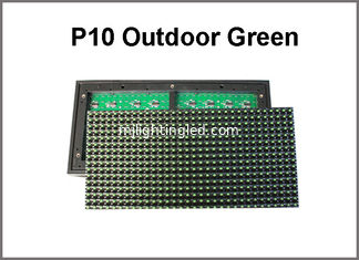 CHINA 5V P10 Outdoor Led Display Grüne Farbe P10 Led Panel Display Modul Led Bildschirm Modul Werbetafel fournisseur