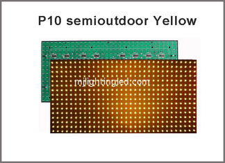 CHINA Bildschirm-Gelbfarbe 320*160 32*16pixels 5V P10 für Modul der Werbebotschafts-Geschäftsanschlagtafel P10 LED fournisseur