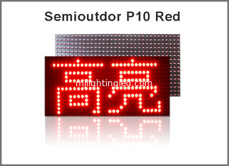 CHINA Platte P10 Semioutdoor LED BAD ROTES LED Modul der Pixel 32*16 P10 LED Module 320*160mm fournisseur
