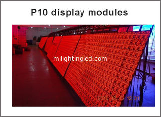 CHINA 320*160mm 32*16pixels P10 geführte des digitalen rote Farbe führte im Freien P10 Zeichenbrettes geführtes Zeichen der Nachrichtenanzeige fournisseur