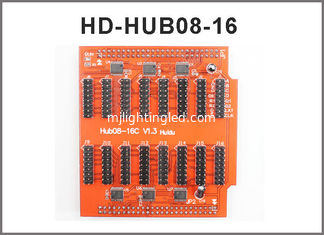 CHINA Karte HUB08 führte den Hafen des Prüferumwandlungskarten-Adapters 16*hub08, der für farbenreiche geführte Steuerkarte HD eingeschlossen war fournisseur