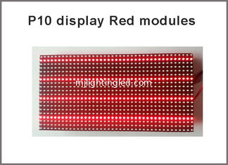 CHINA 320*160mm 32*16pixels P10 rotes geführtes Modul Halb-im Freien für einzelne rote Farbe P10 führte Nachrichtenanzeigemodul fournisseur