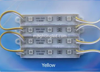CHINA 5050 Gelbe LED-Leuchte 12V Pixel-Module 3LED Gelbe Farbe IP65 Led-Lampen DC12V für Billboard fournisseur
