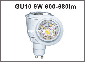 CHINA Hohe Helligkeit 9W steuern das Beleuchten 600-680lm gu10 LED von Scheinwerferbirne dimmable/nondimmable 50W haloge Ersatz automatisch an fournisseur