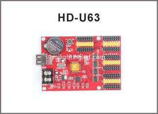 CHINA HD-U40 HD-U63 P10 Modulsteuerungs-Karte USB-Port-einzelne/Doppelgroßleinwand-der farbeled Steuerkarte fournisseur