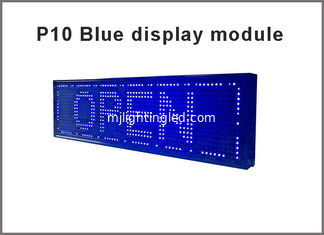 CHINA P10 geführtes einzelnes blaues Licht halb-im Freien 5V 32*16pixels der Platte P10 des Anzeigenmodulbrettes fournisseur