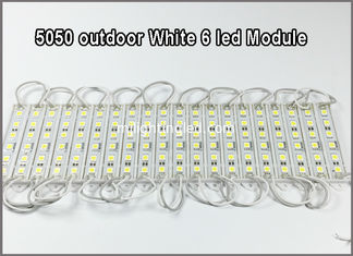 CHINA 6chips LED Hintergrundbeleuchtung Modul 5050 SMD LED Modul Wasserdicht IP65 12V Dekorationsmodule Weiß fournisseur