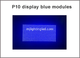 CHINA P10 führte einzelnes einzelnes blaues Licht Platte P10 $ des Schaukastens halb-im Freien fournisseur