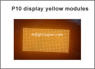CHINA Modulgelb monochrom Farbmodul der Module des Pixels P10 geführtes halb-im Freien 320MM * 160MM 32 * rote geführte Platte 16 fournisseur