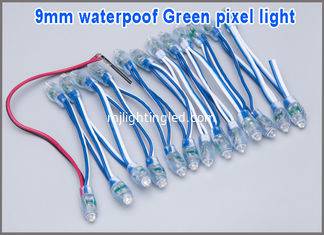 CHINA 9mm Led Dot Light 5V Blaue LED-Licht 50 Stück/String Für Gebäudekoration fournisseur