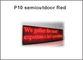 geführtes Bildschirmbrett p10 sondern rotes Semioutdoor geführtes bewegliches geführtes geführtes Werbeschild der Anzeige des Zeichens 32*16 Modul aus fournisseur