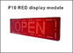 geführtes Bildschirmbrett p10 sondern rotes Semioutdoor geführtes bewegliches geführtes geführtes Werbeschild der Anzeige des Zeichens 32*16 Modul aus fournisseur