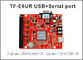 TF-E6UR LED-Display-Steuerkarte Unterstützung 1600 P10 Module Sieben Farbplatten Programmierbare Steuerkarten fournisseur