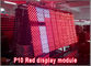 320*160mm 32*16pixels P10 rotes geführtes Modul Halb-im Freien für einzelne rote Farbe P10 führte Nachrichtenanzeigemodul fournisseur