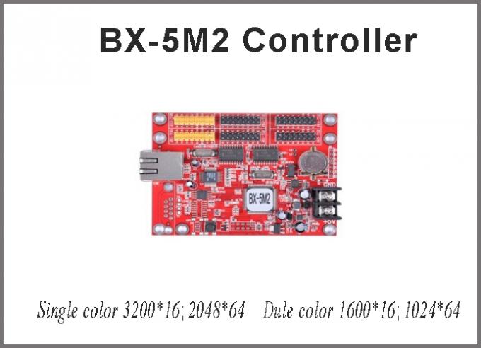 Der Prüferkarte 64*2048 Onbon BX-5M2 Pixeleinzelne/Doppelfarbsteuerkarte mit USB-Port mit p10 führte Modul für geführt