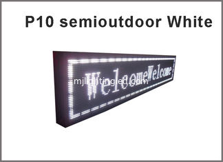 CHINA führte weiße Verwendung 320*160 32*16pixels semioutdoor Modul 5V P10 LED für die Werbung von Signage Bildschirm fournisseur