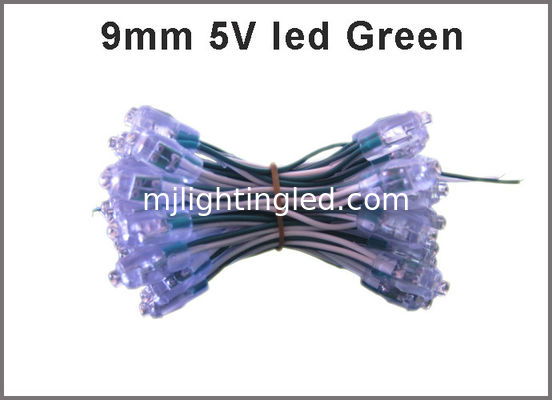 CHINA Führte grünes LED DC5V LED Weihnachten Pixel Bälle 9mm, das wasserdichten Signage beleuchtet, geführte Hintergrundbeleuchtung der Kanalbuchstaben Nameboard Anbieter