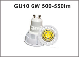 CHINA populärer neuer hoher effeciency LED Scheinwerfer Birne GU10 6W 400-450lm führte Birnen CRI&gt;80 CER ROHS fournisseur