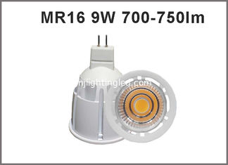 CHINA Birnen 9W 700-750lm LED der guten Qualität MR16 LED Scheinwerferlicht führte CRI&gt;80, das CER ROHS anstrahlt fournisseur