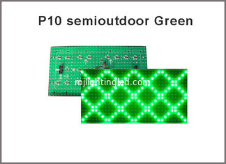 CHINA führte P10 geführtes Anzeigenmodul Anzeige 5V Moduls grünes geführtes Farbp10 Schirmmodul P10 320*160 semioutdoor Schaukasten fournisseur