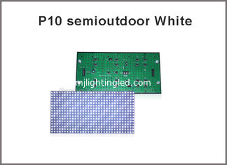 CHINA Anzeigetafelmodul führte weiße semioutdoor Verwendung 320*160 32*16pixels 5V P10 LED für die Werbung von Signage Bildschirm fournisseur