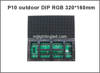 CHINA Led Display Modul P10 DIP RGB Vollfarbe 320X160mm 32X16 Punkte Matrix Pixel 1/4 Scan Panel De Led Außen 10mm fournisseur