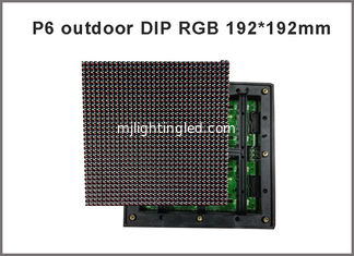 CHINA Pixel 32X32 der hohen Qualität 192X192mm 1/8 Scan 3in1 BAD RGB farbenreiches P6 führten Modul für geführten Bildschirm im Freien fournisseur