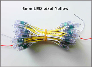 CHINA DC5V Led Dot Light 6mm LED Point String Gelb Farbe Außenwerbung Beleuchtung Buchstaben für Geschäfte verwendet Nameboard fournisseur