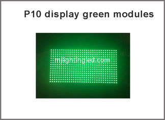 CHINA Grüne Matrix-programmierbares P10 Punktematrix-Modulgrünzeichen des LED-Anzeigen-Modul-Platten-Fenster-Zeichen-Geschäfts-Zeichen-P10 32X16 fournisseur