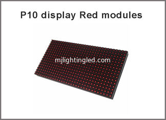 CHINA Größe des Moduls 320*160mm Anzeige LED-P10 rote Farbführte im Freien für einzelne rote Farbe P10 geführtes Zeichen der Nachrichtenanzeige fournisseur