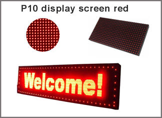 CHINA geführtes Bildschirmbrett p10 sondern rotes Semioutdoor geführtes bewegliches geführtes geführtes Werbeschild der Anzeige des Zeichens 32*16 Modul aus fournisseur