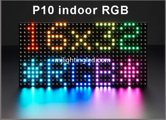CHINA P10 RGB SMD Indoor High Brightness Full Color Video Led Display Bildschirmmodule 32*16 Punkte 320mm*160mm HUB75 fournisseur