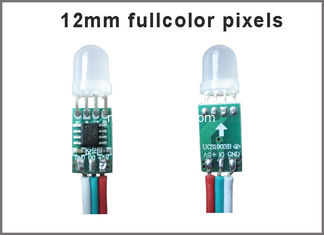 China Pixelkette 5v 12mm 1903ic rgb beleuchtet die zugänglichen programmierbaren farbenreichen geführten Anzeigenpixel des wasserdichten Lichtes des Punktes IP67 fournisseur