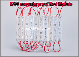 CHINA SMD führte Rot 5730 DC12V wasserdichte LED des Modul-3 LED für Backlighting Werbungs-Brett-Anzeigen-Fenster fournisseur