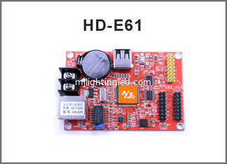 China Hafen der Steuerkarte des Netzes HD-E61 RJ45 +USB einzelne und doppelte Farbe-LED-Anzeigen-Modulsteuerungs-Karte fournisseur