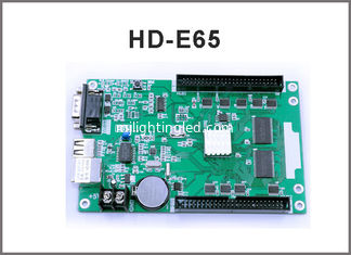 China LED-Kontrollsystem HD-E65 HD-E43 LAN-Prüfer für einzelne Farbe u. Doppelfarbe führte Anzeigenzeichen fournisseur