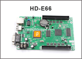 CHINA HD-E66 Anzeigenmodul des Prüfers HD-E53 P10 programmierbar LAN + USB + RS232 Steuerkarte für geführten Bildschirm fournisseur
