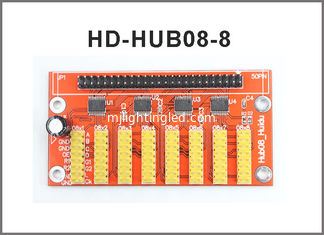 CHINA Einzelne u. Doppeldes farbe-LED-Anzeigenmoduls nur der Unterstützung HUIDU Karte Karte 8*HUB08 des Adapters HD-HUB08 Stütz fournisseur