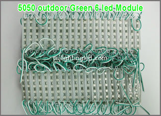CHINA Modul 6 LED 20pcs DC12V 5050 LED imprägniern helle Hintergrundbeleuchtung im Freien für grüne Farbe der Anschlagtafel fournisseur