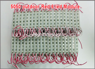 CHINA 5050 6 Gebäudedekoration Moduls LED 12V wasserdichte hellrote Farbim freien fournisseur