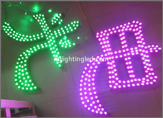 CHINA 9mm Pixel Beleuchtung Buchstaben 5V/12V Led Flexible String Light Für Werbe-Kanal-Briefe fournisseur