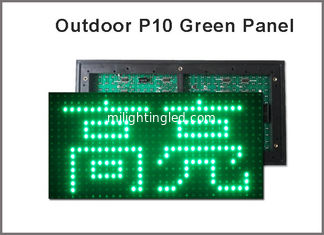 CHINA Modul-Anzeigenmodule P10 LED die im Freien, die für LED-Anzeige Blätternmitteilung hellgrün sind, führten Zeichen fournisseur
