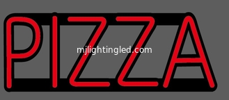 CHINA LED-Neon-Schild PIZZA BAR OPEN Schild für Laden Bar Laden 40*20mm Wohnkultur fournisseur