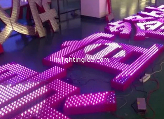 CHINA DC5V 12mm Pink LED Pixel Modul IP68 Wasserdicht 50pcs A String Perforator Alphabet Letter For Sign fournisseur