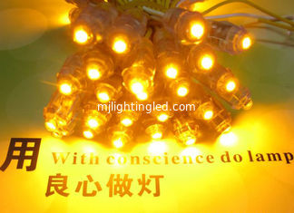 CHINA 50 Stück Gelb 9mm LED Pixel Modul DC5V Wasserdicht LED Licht Weihnachtslicht fournisseur