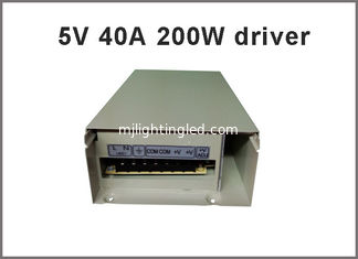 CHINA 200W Leistung 5V 40A Adapter Leistungsübertragung 220V auf 5V für Led-Leuchten fournisseur