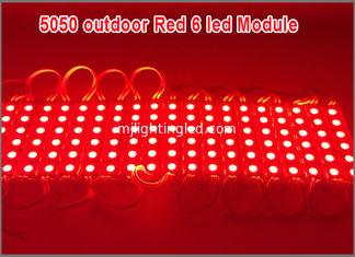 CHINA 6 Module 12V LED-Moduls 5050SMD imprägniern rote Farbdas geführte Modulbeleuchten fournisseur
