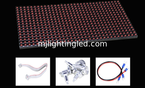 CHINA Semioutdoor RED P10 LED-Display Module 320*160mm 32*16 Pixel öffentliche Informationsanzeige Anbieter