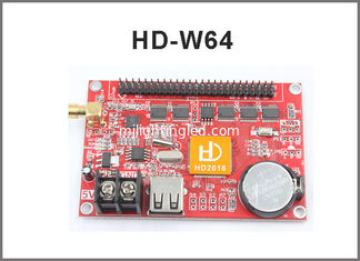 CHINA Asynchrone Led-Steuerungssystem HD-W64 HD-W42 für Ein-/Doppel-/Full-Color-Wifi+U-Disk-Funktion Led-Signal fournisseur