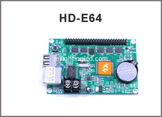 CHINA Huidu-Kontrollsystem HD-E64 HD-E42 einzelne Farbe der LAN-Anzeigesteuerungs-Karte u. Doppelfarbbildschirmanzeigeschirmprüfer fournisseur